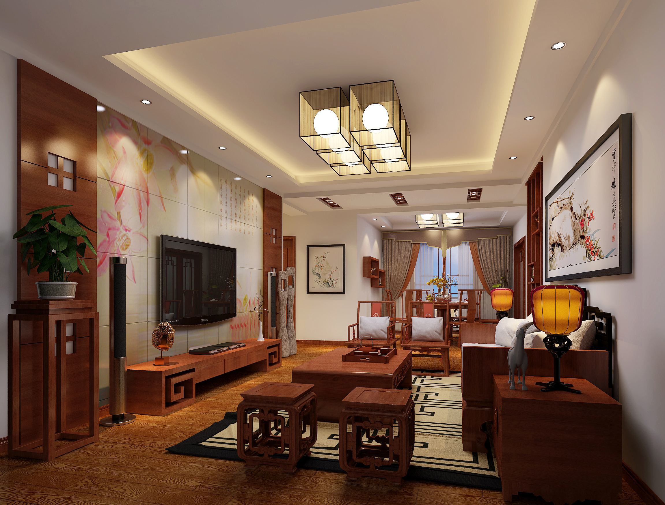 廈門新中式家具_(dá)廈門有家裝飾新中式裝修報(bào)價(jià)一覽表_廈門中式別墅