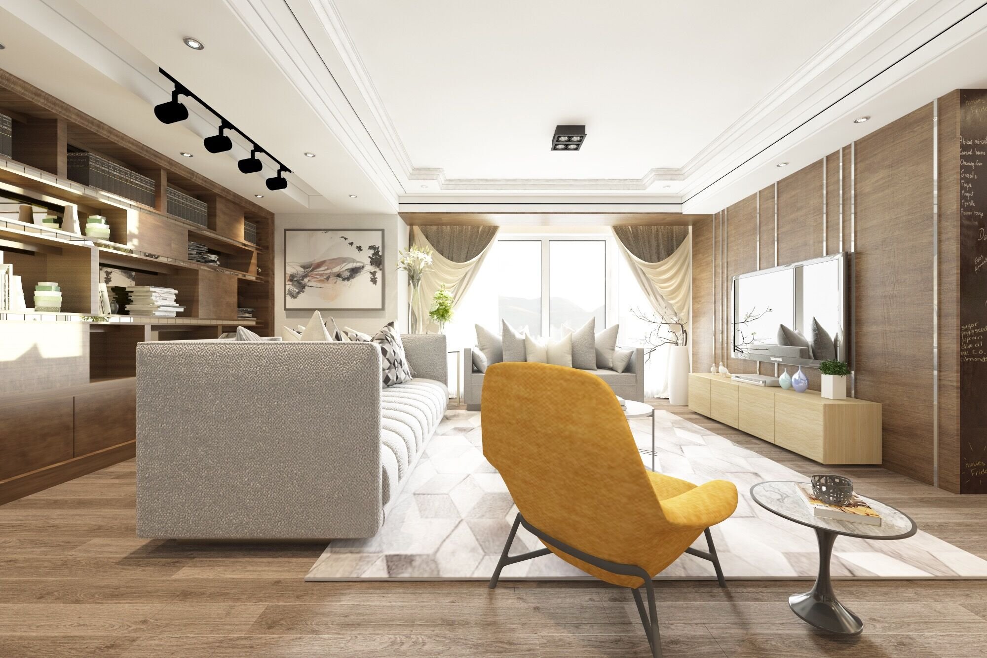 240平米的現(xiàn)代風(fēng)格，原來復(fù)式還可以這樣裝修！