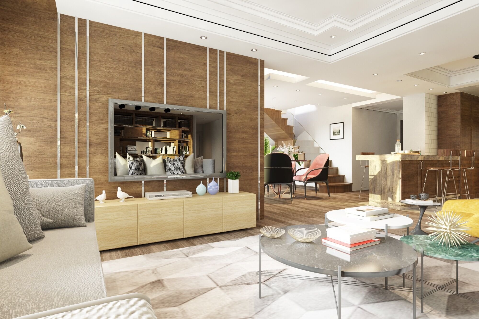 240平米的現(xiàn)代風(fēng)格，原來復(fù)式還可以這樣裝修！